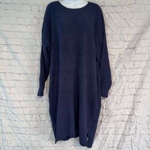 Jessica Simpson Blue Cozy Sweater Dress XXL